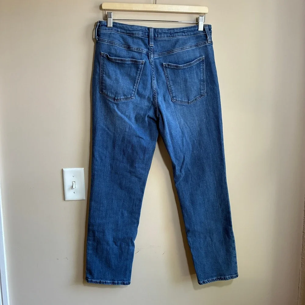 Universal Thread High Rise Slim Straight Jeans 10/30R Blue Womens Cotton Stretch
